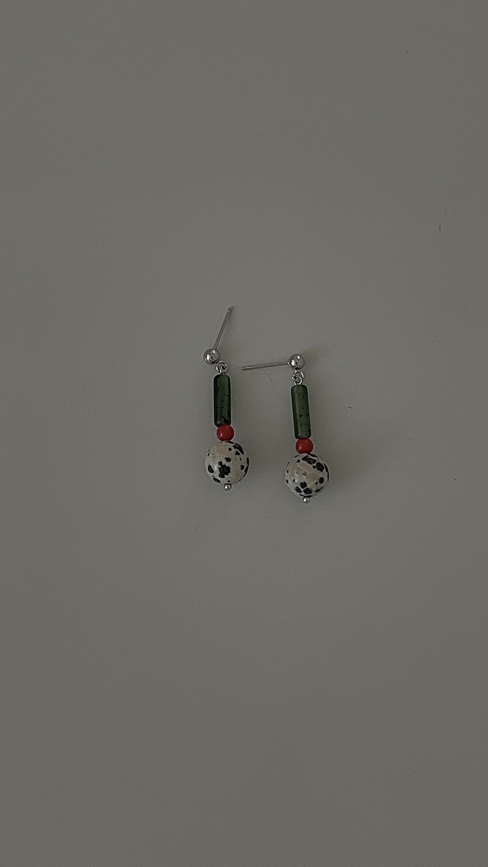 Серьги натуральные камни