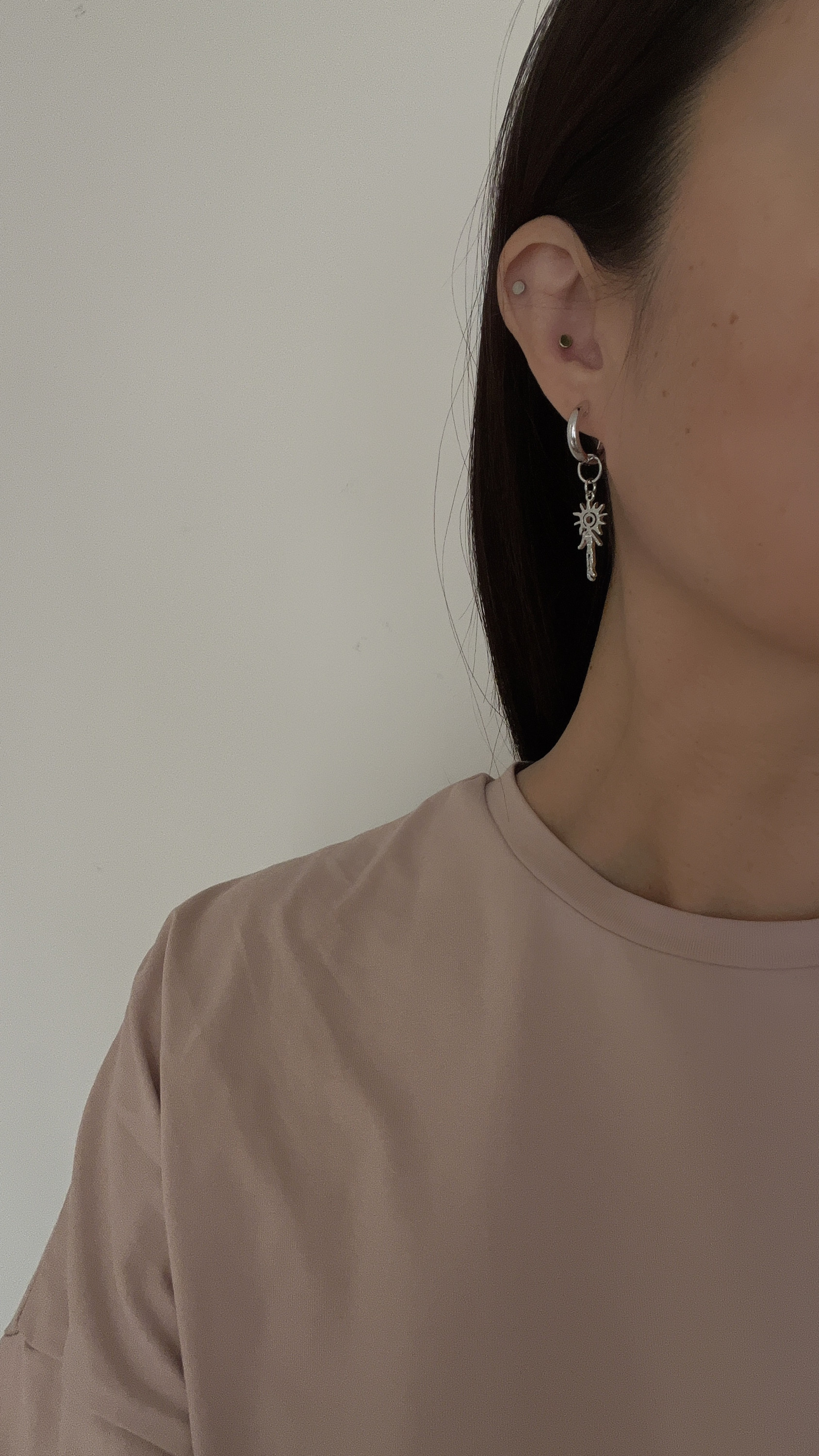 Серьги ассиметрия этно тенгри