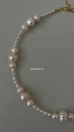 Колье натуральный жемчуг