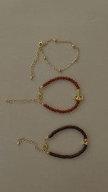 Комплект 3 браслета этно