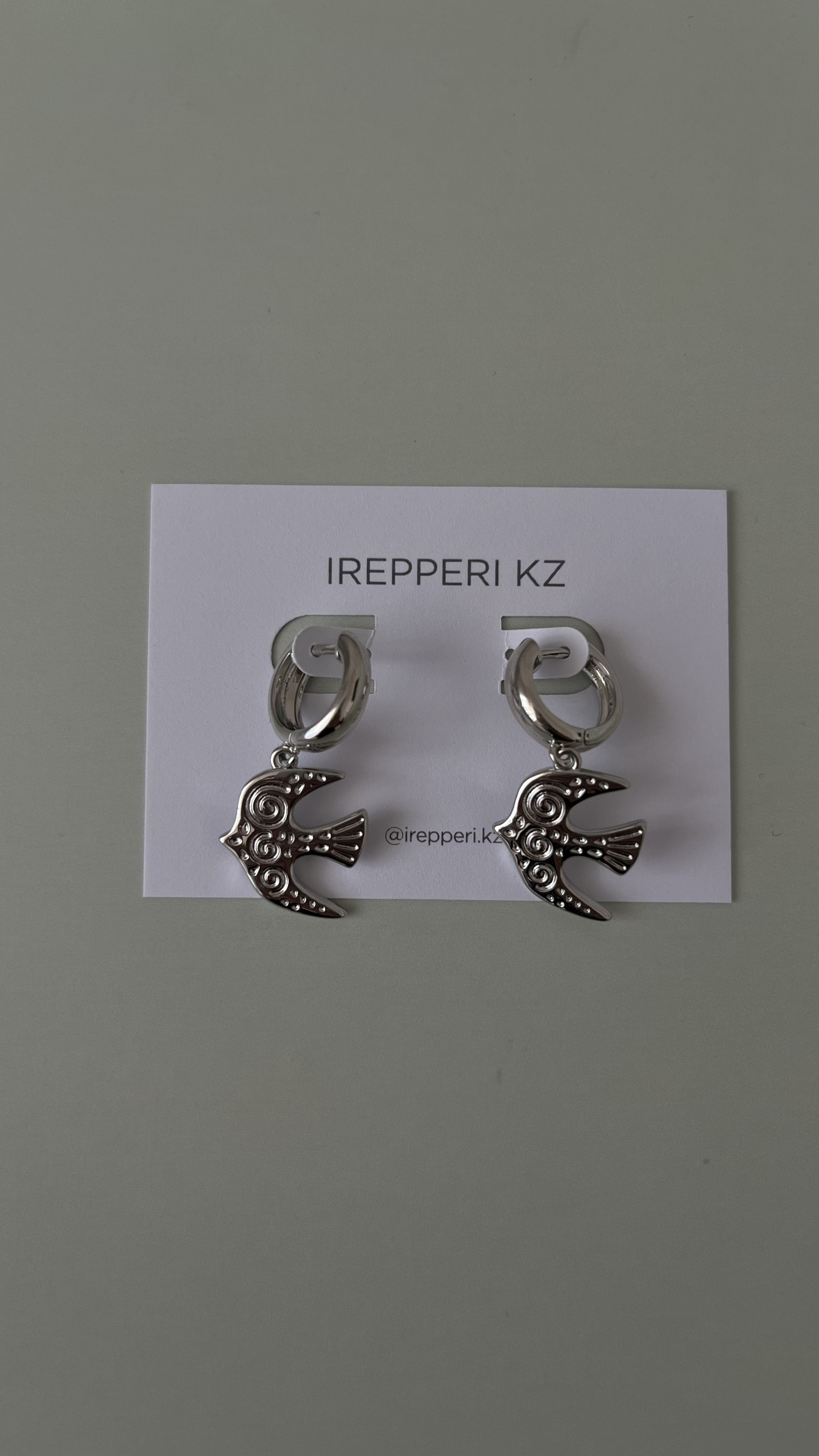 Серьги птицы