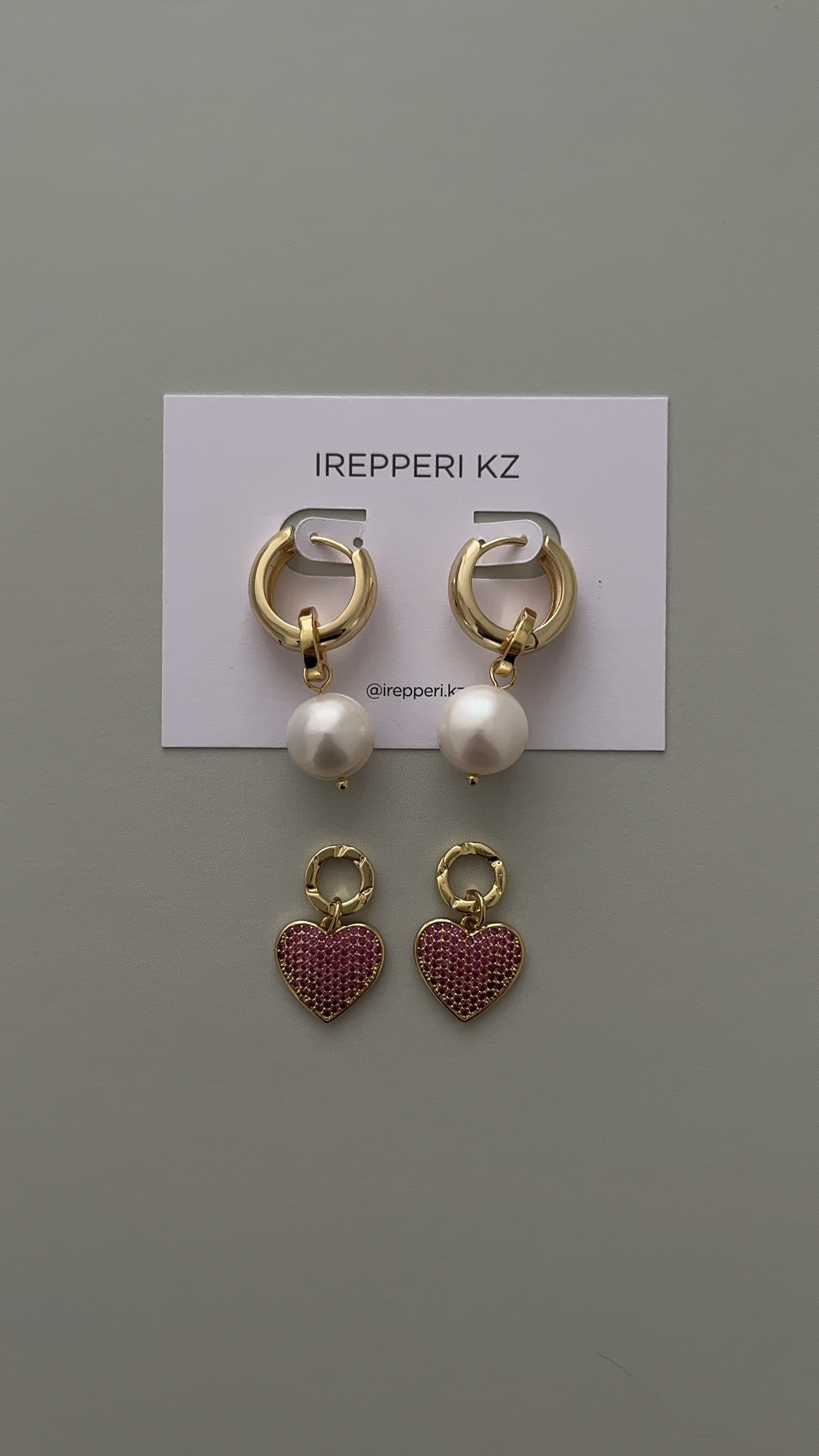Серьги 4 подвески