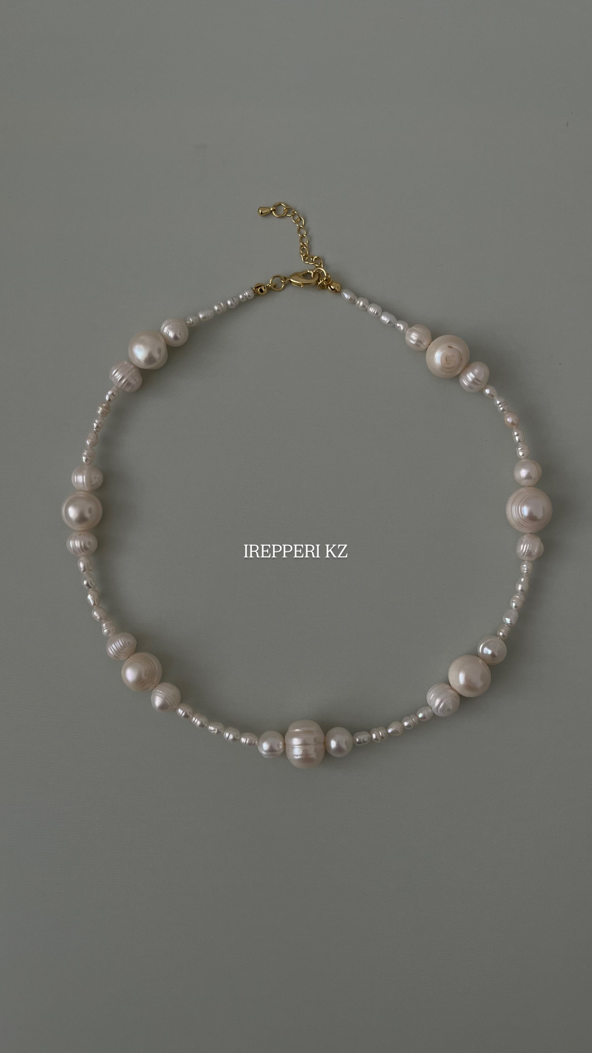 Колье натуральный жемчуг