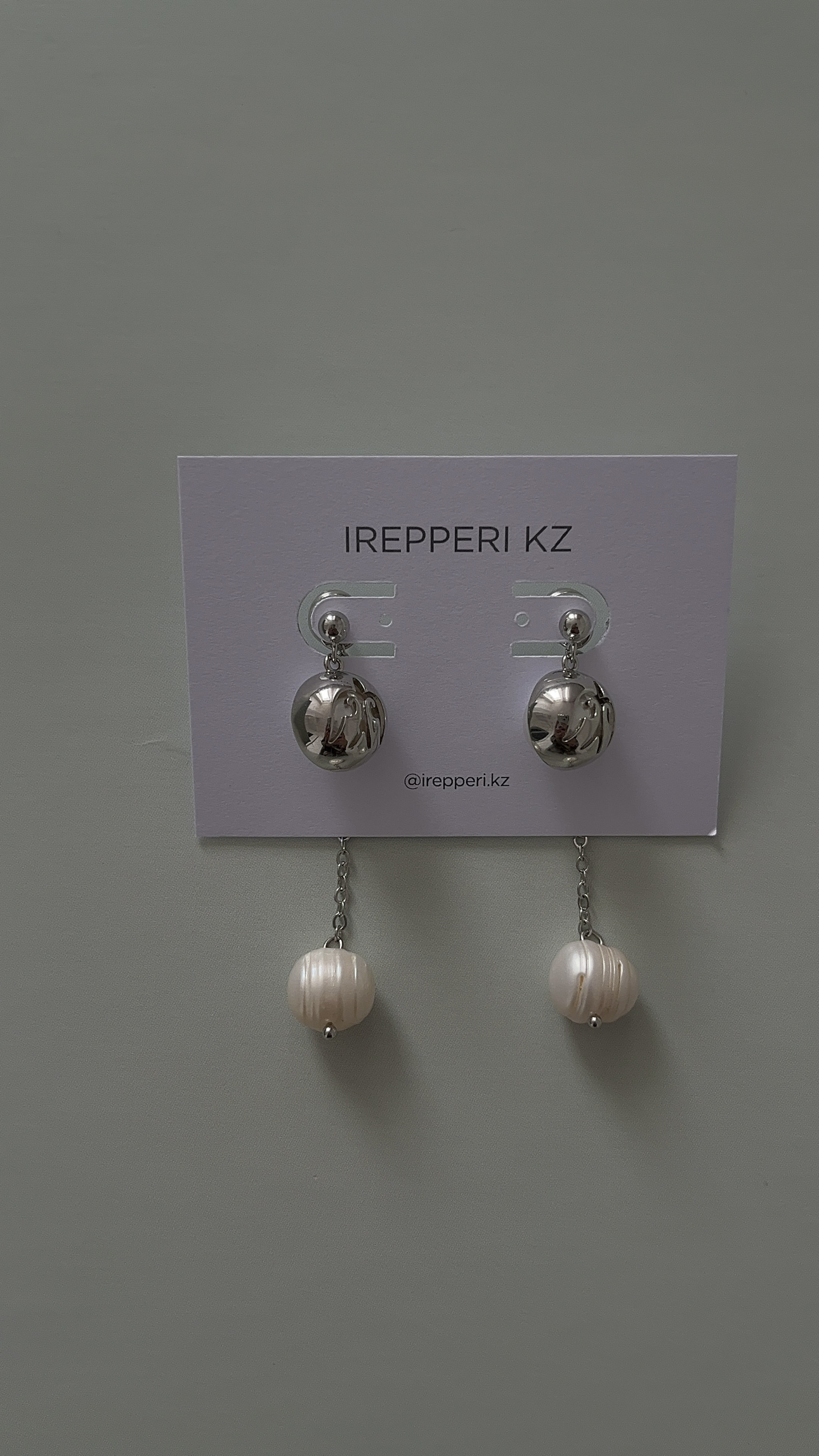 Серьги шар в серебре (трансформеры)