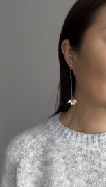 Серьги натуральный жемчуг