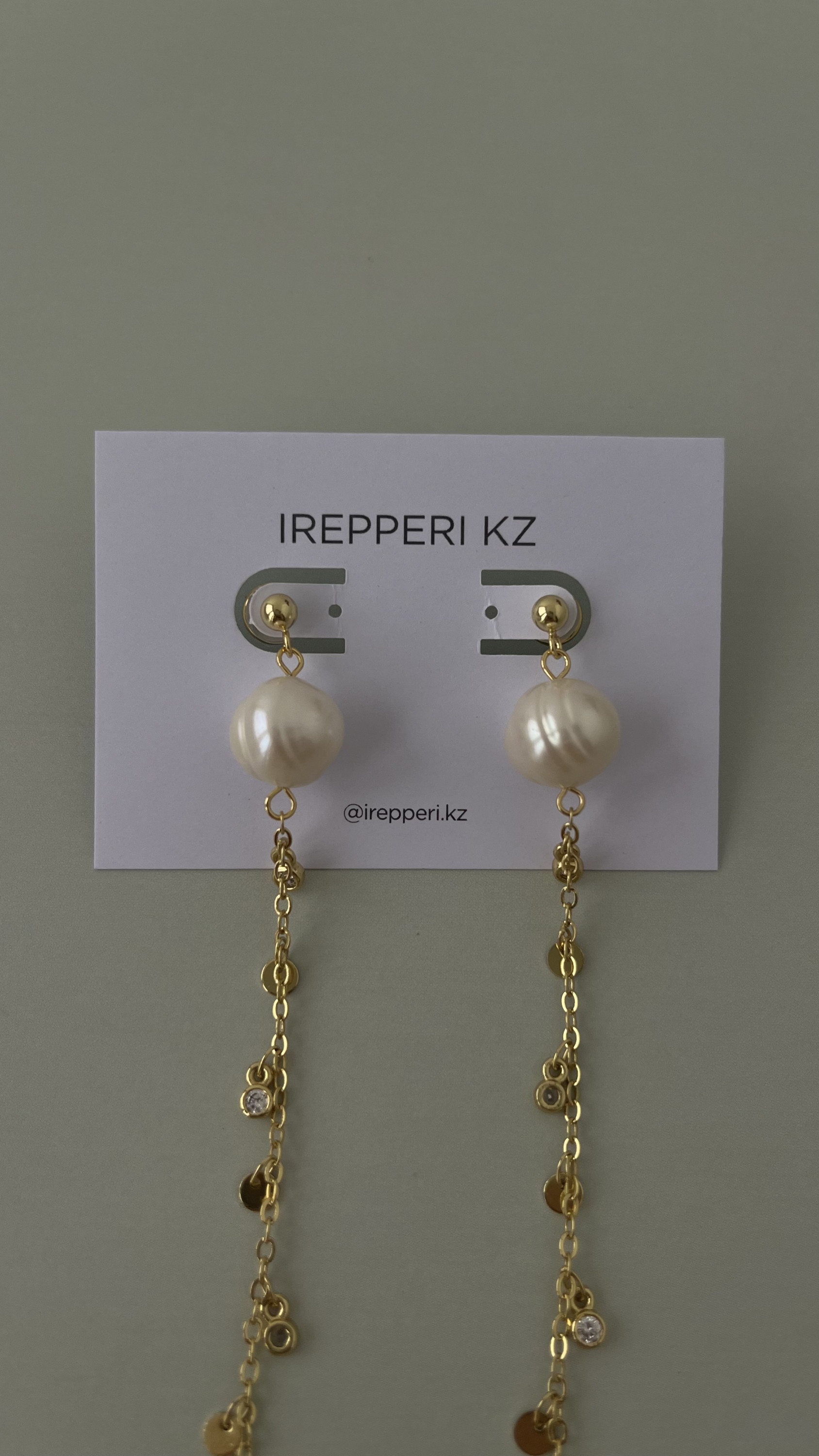 Серьги жемчуг длинные