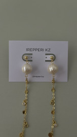 Серьги жемчуг длинные