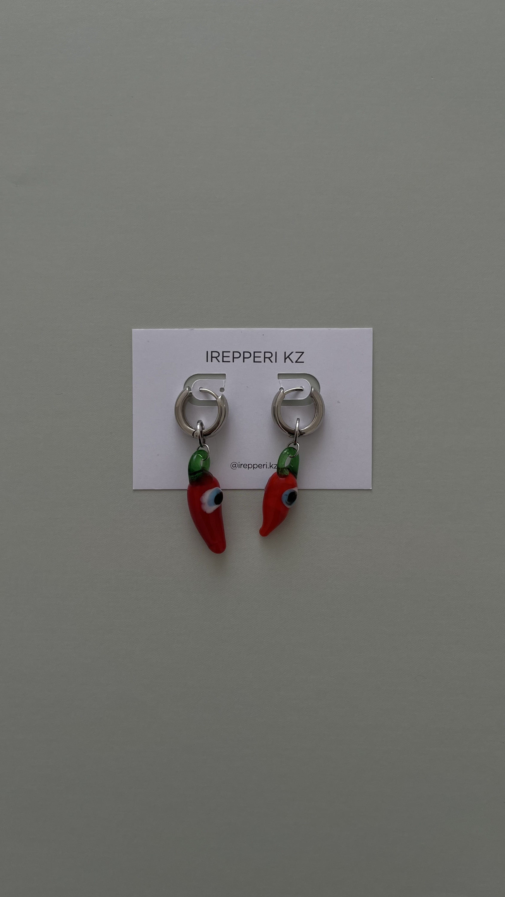 Серьги перчики