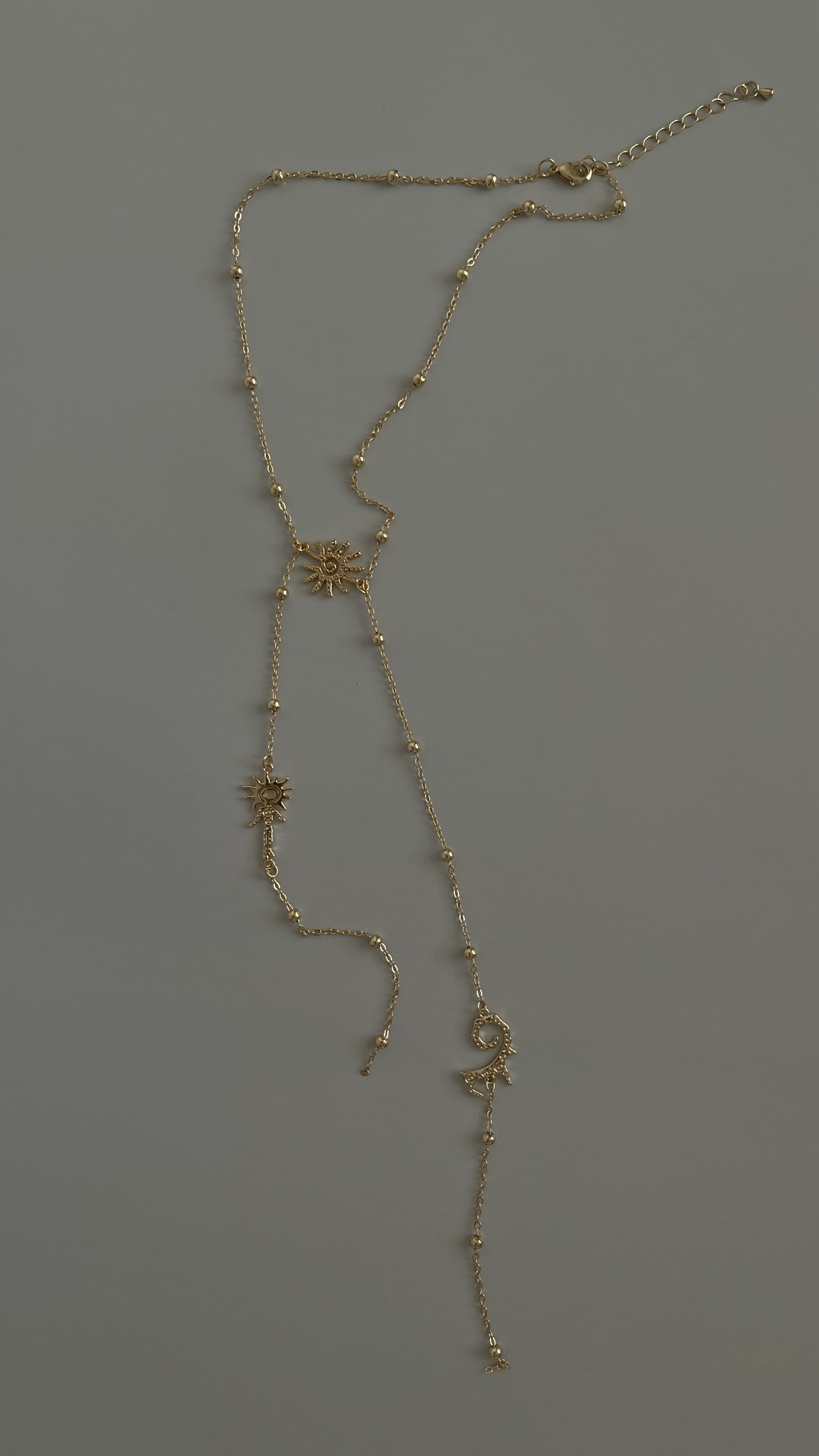 Цепь галстук архар в золоте