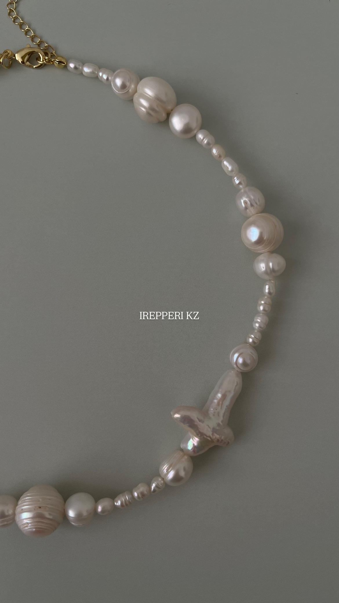 Колье натуральный жемчуг