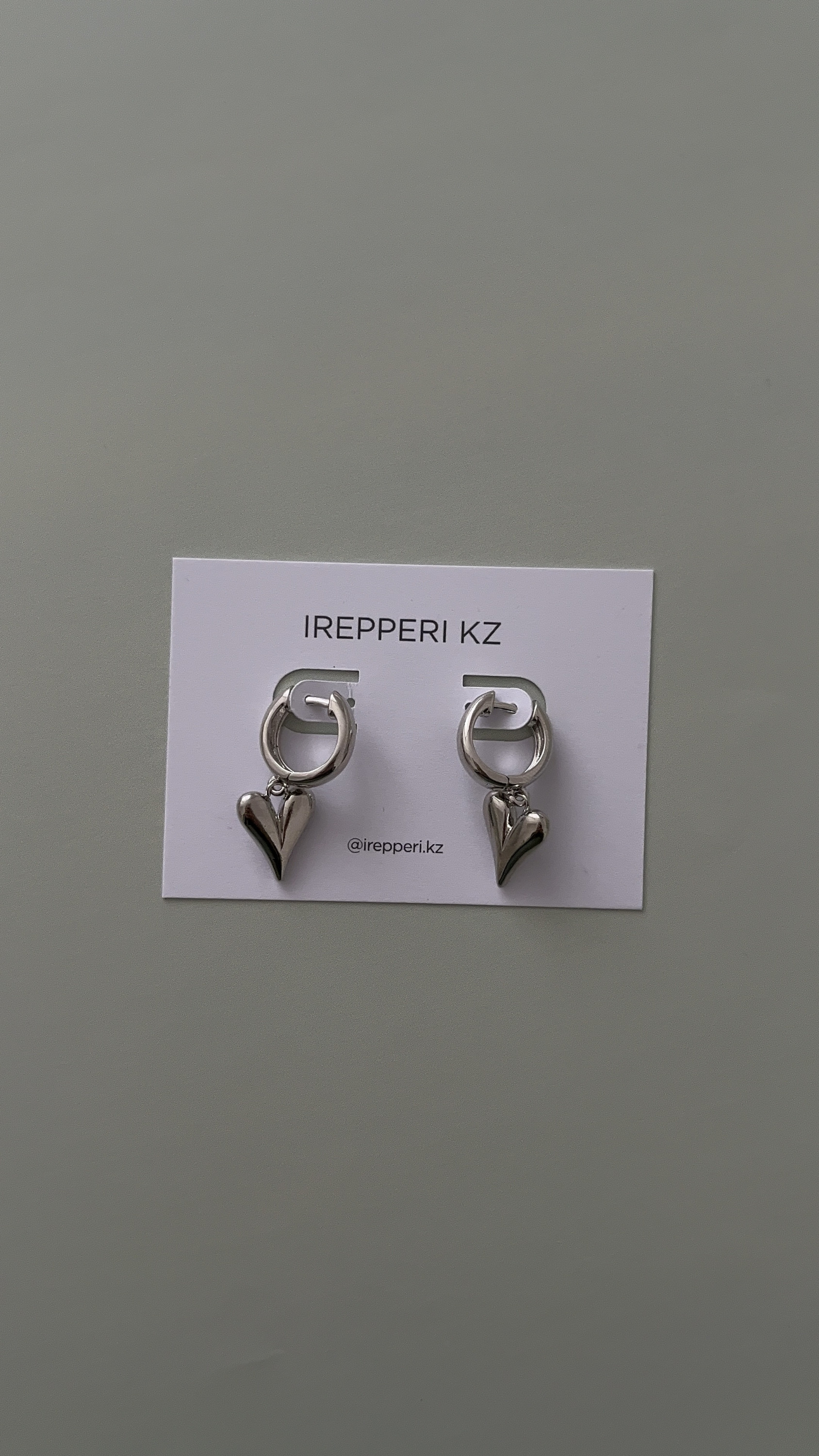 Серьги сердца
