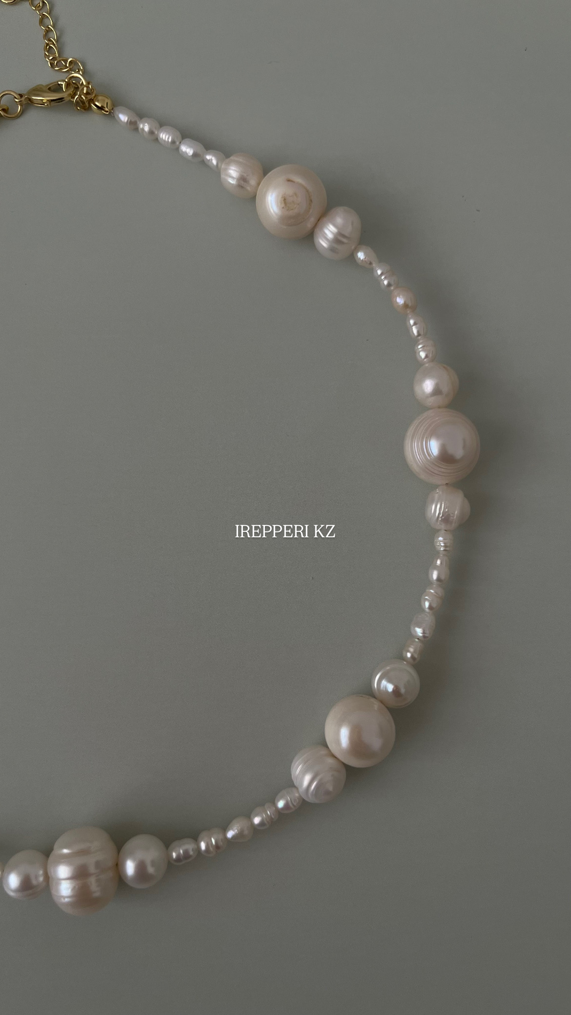 Колье натуральный жемчуг