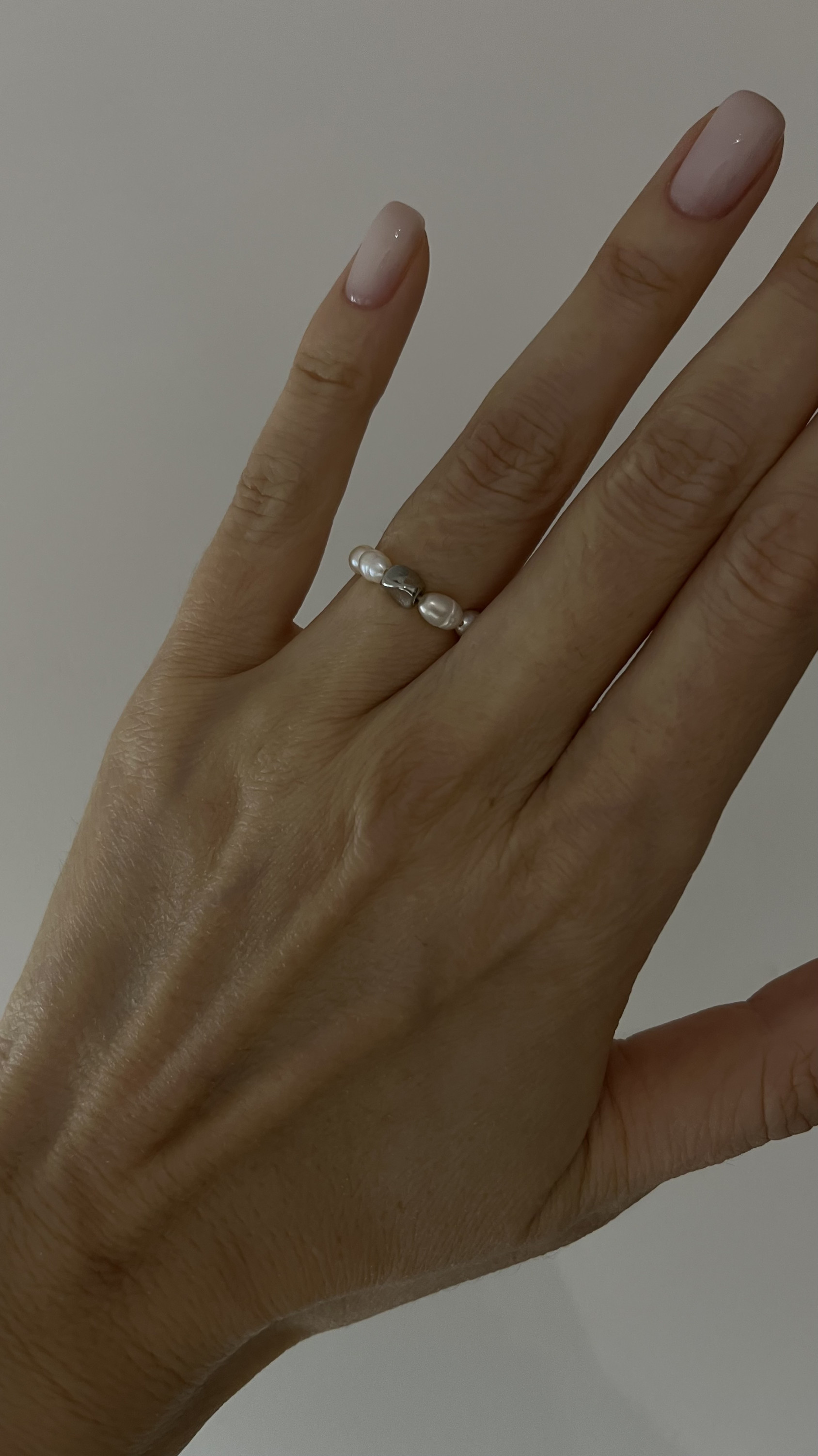 Кольцо жемчуг