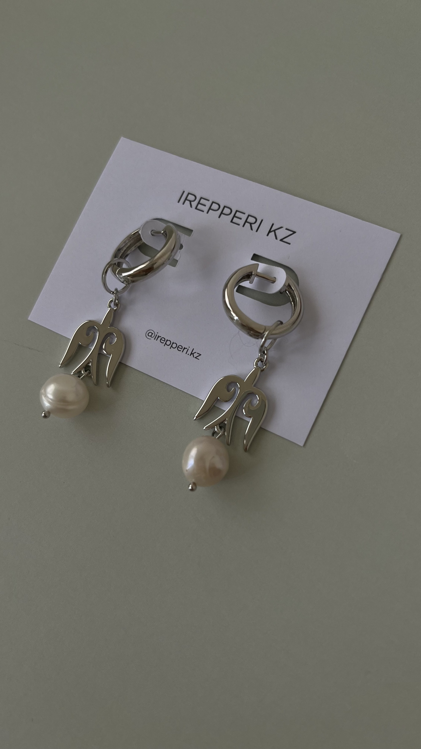 Серьги этно ласточки