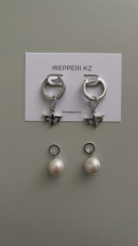 Серьги 4 подвески