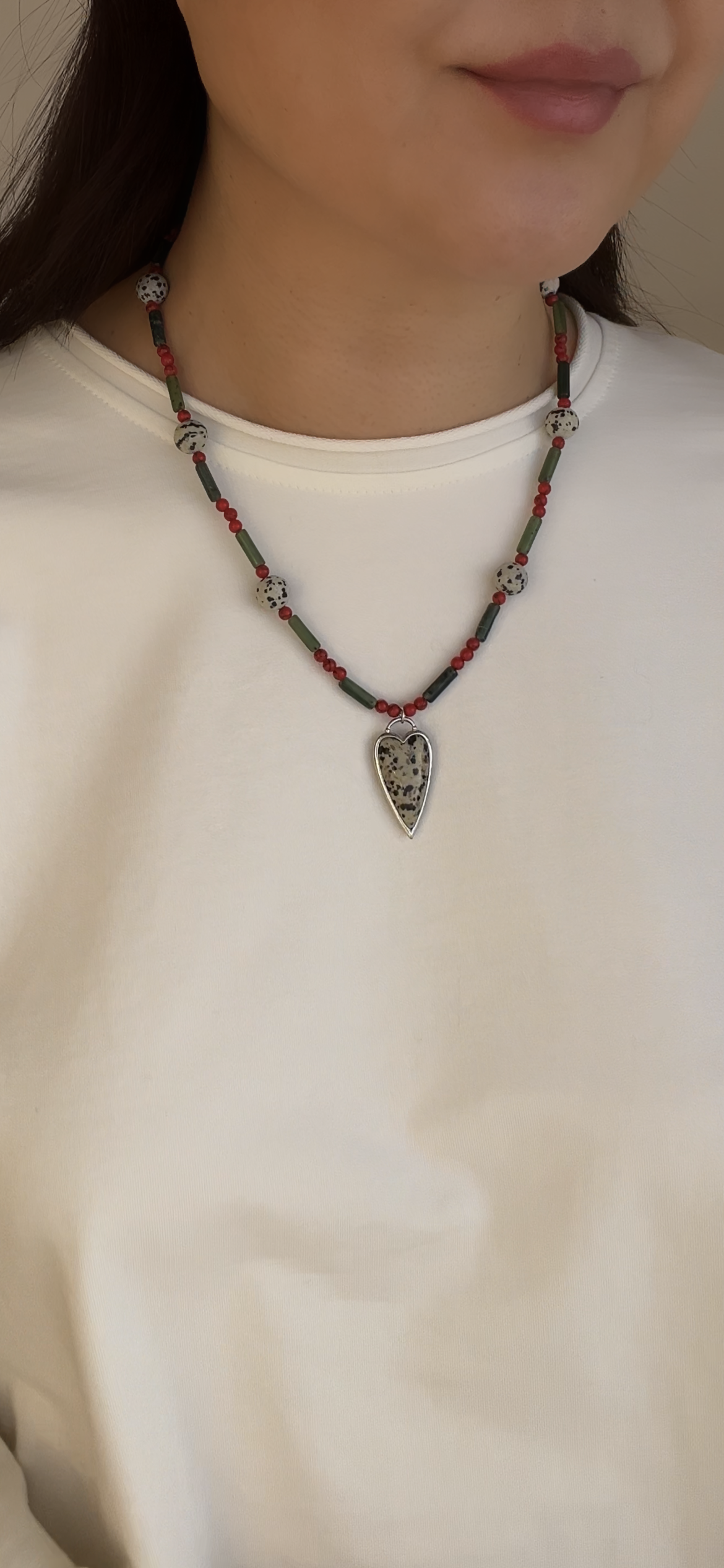 Колье натуральные камни