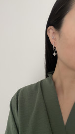 Серьги 4 подвески