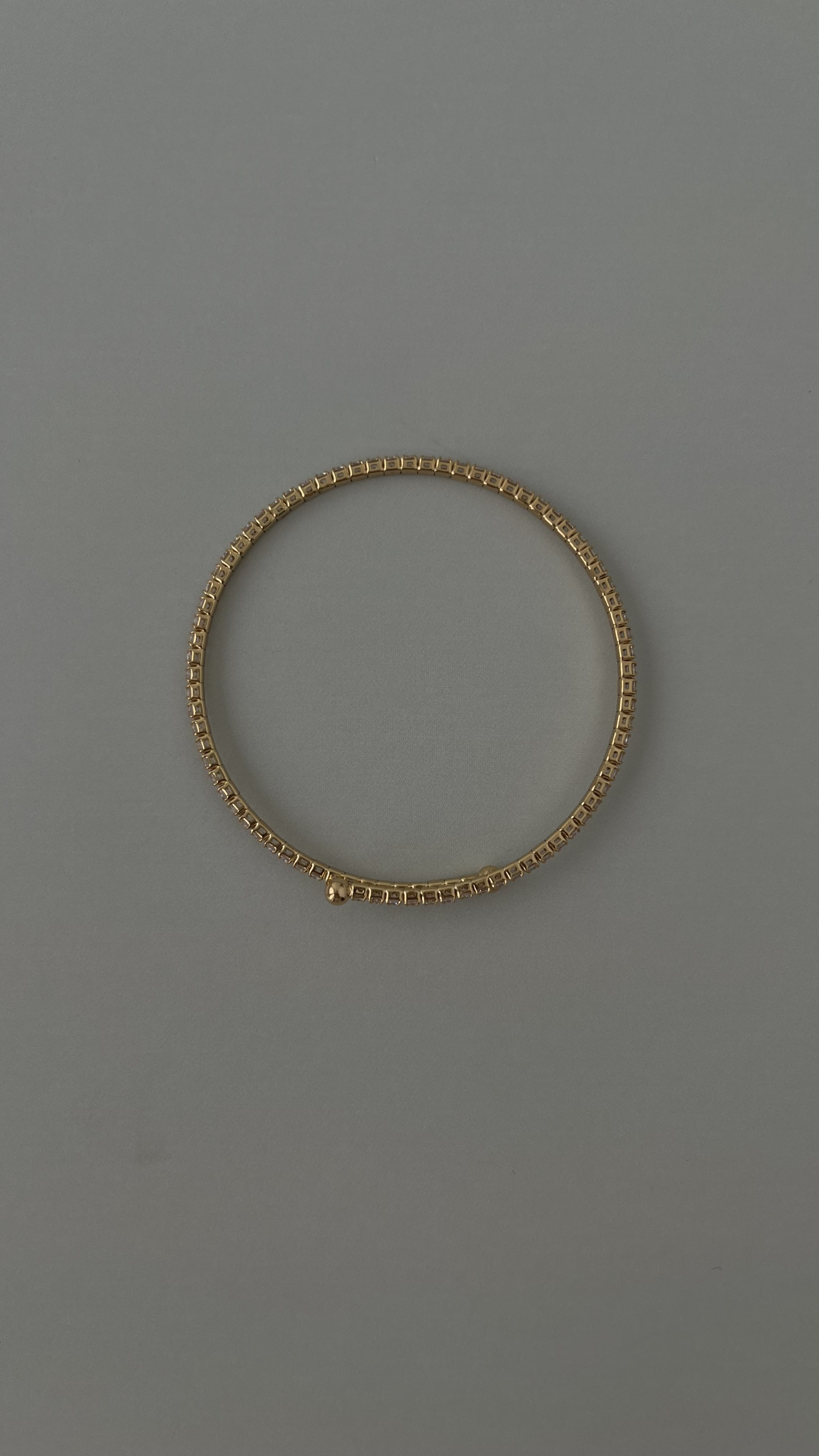 Браслет с цирконами