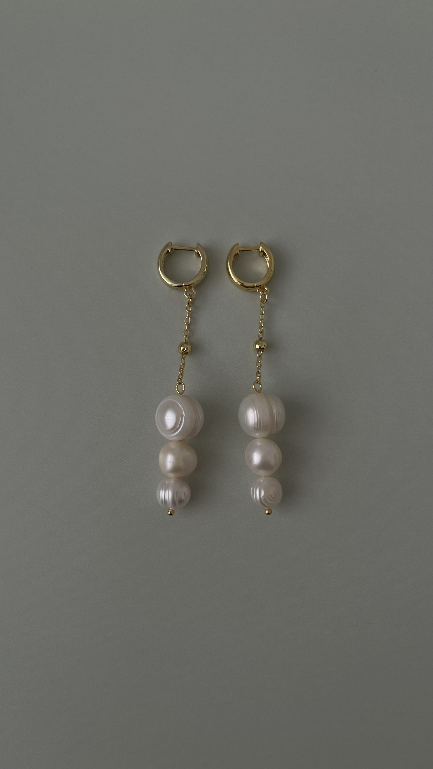 Серьги натуральный жемчуг