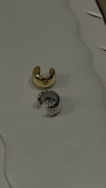 Кафф гладкий в золоте