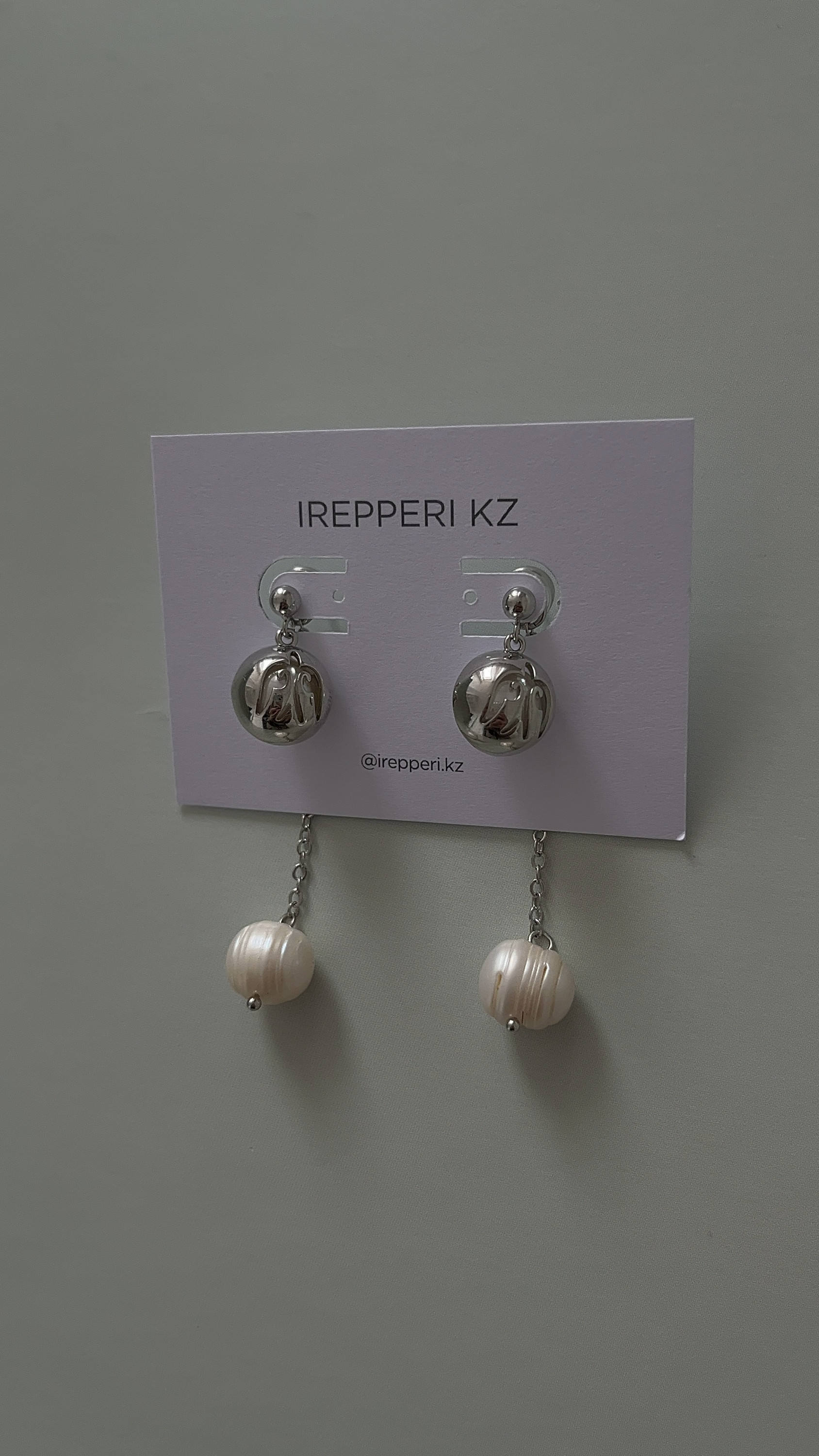 Серьги шар в серебре (трансформеры)