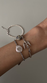 Браслет шнур этно кофейный