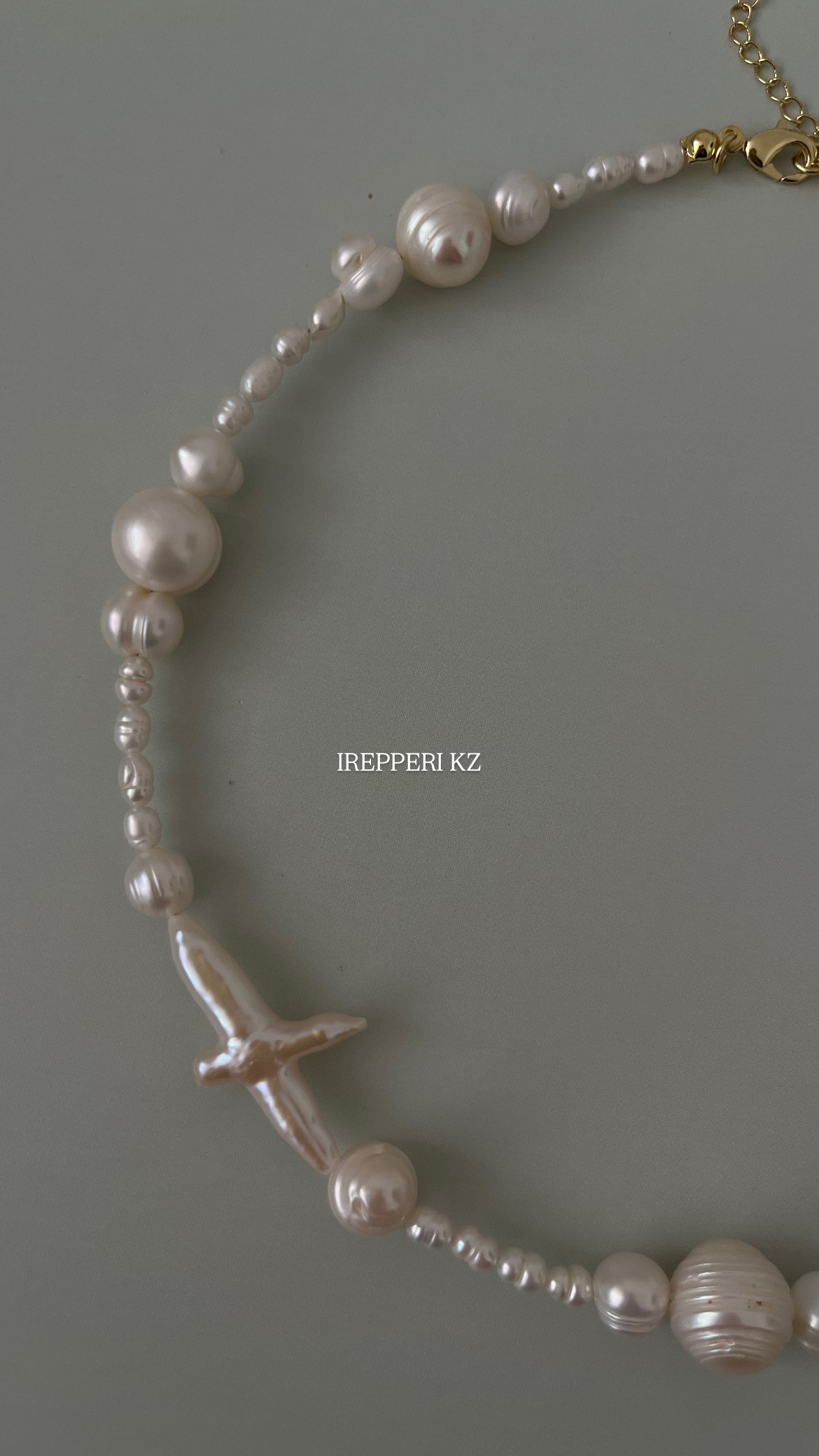 Колье натуральный жемчуг