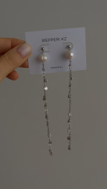 Серьги длинные