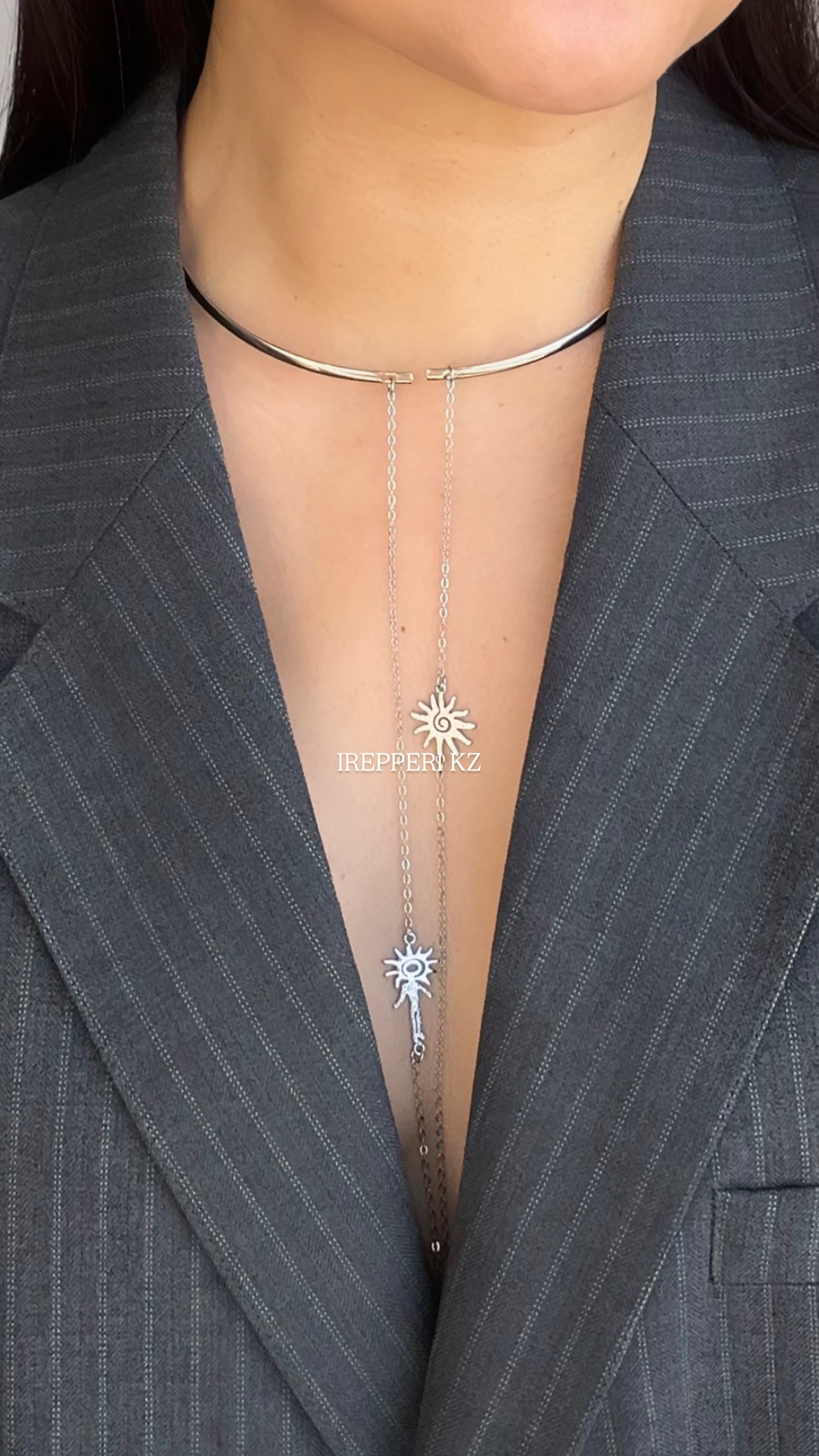 Чокер Тенгри в серебре