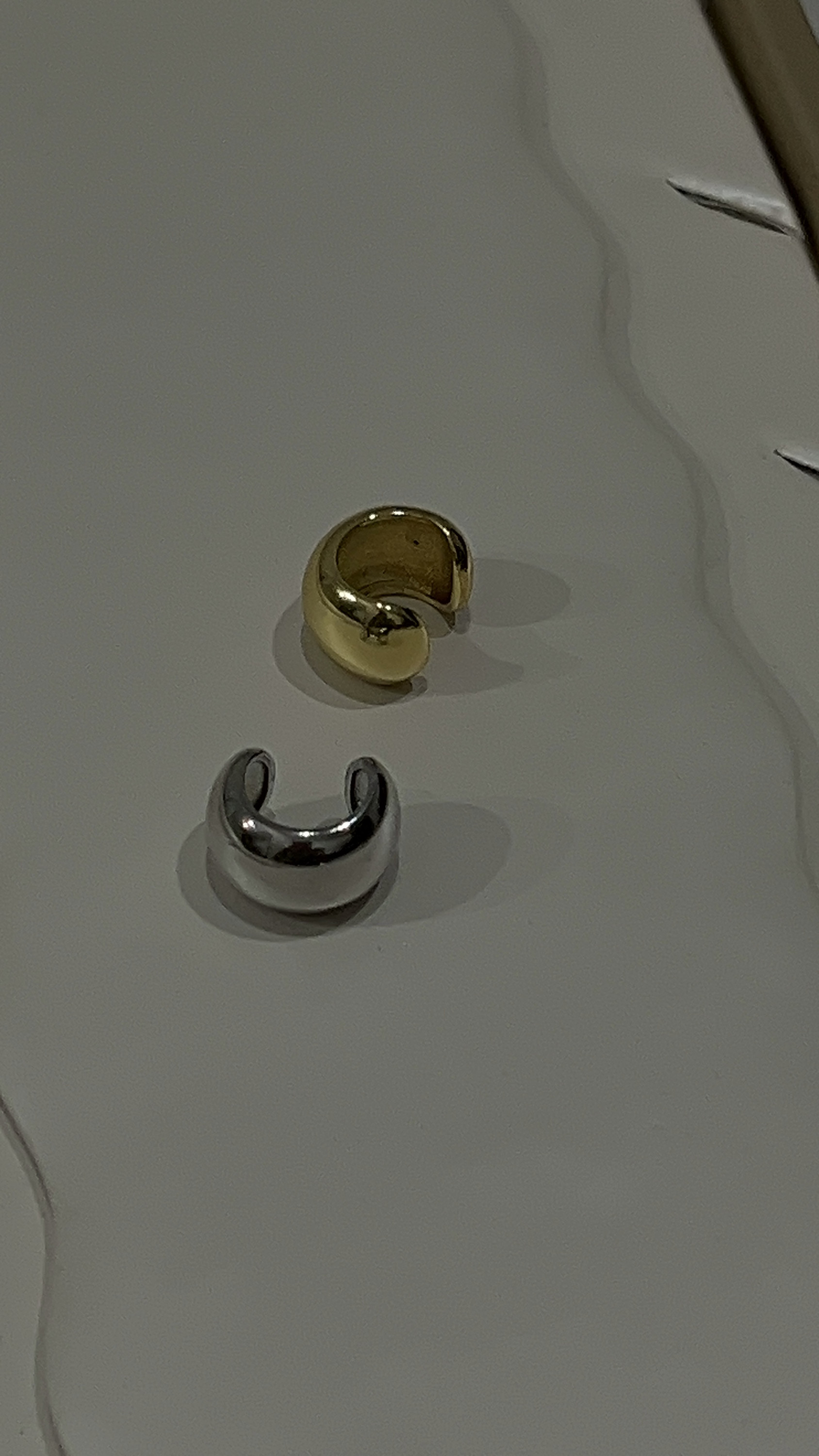 Кафф гладкий в золоте