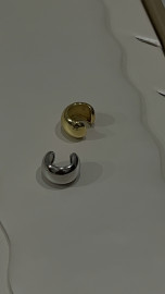 Кафф гладкий в золоте