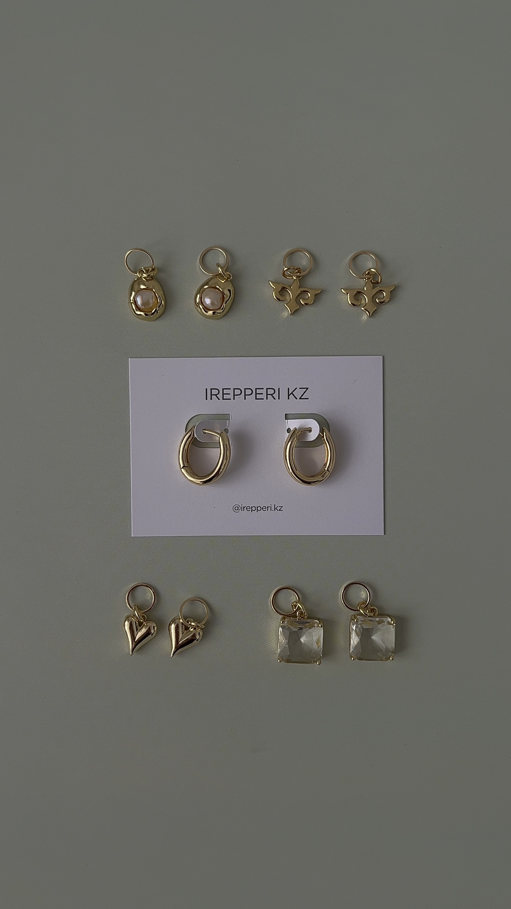 Серьги 8 подвесок