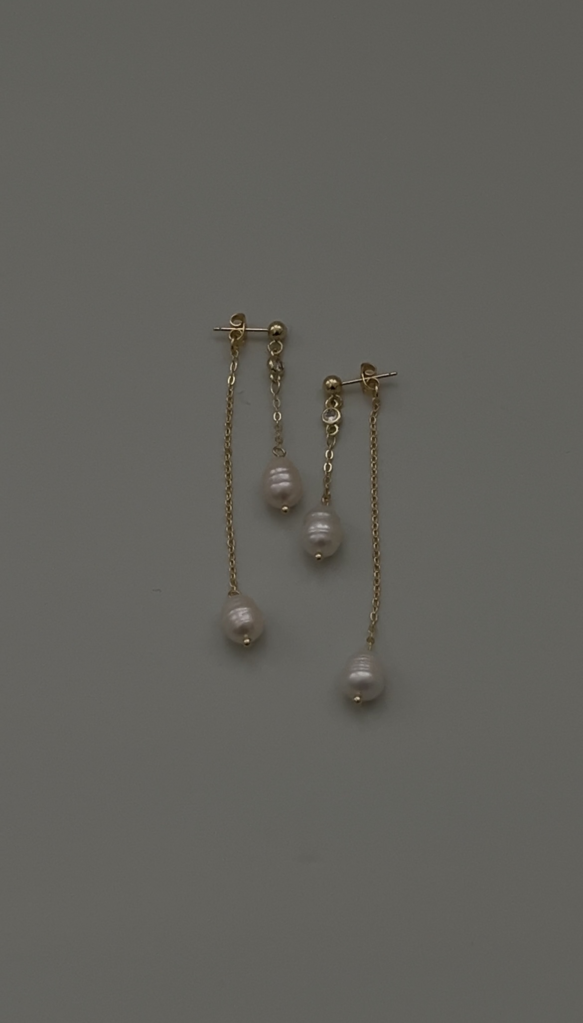 Серьги двойные