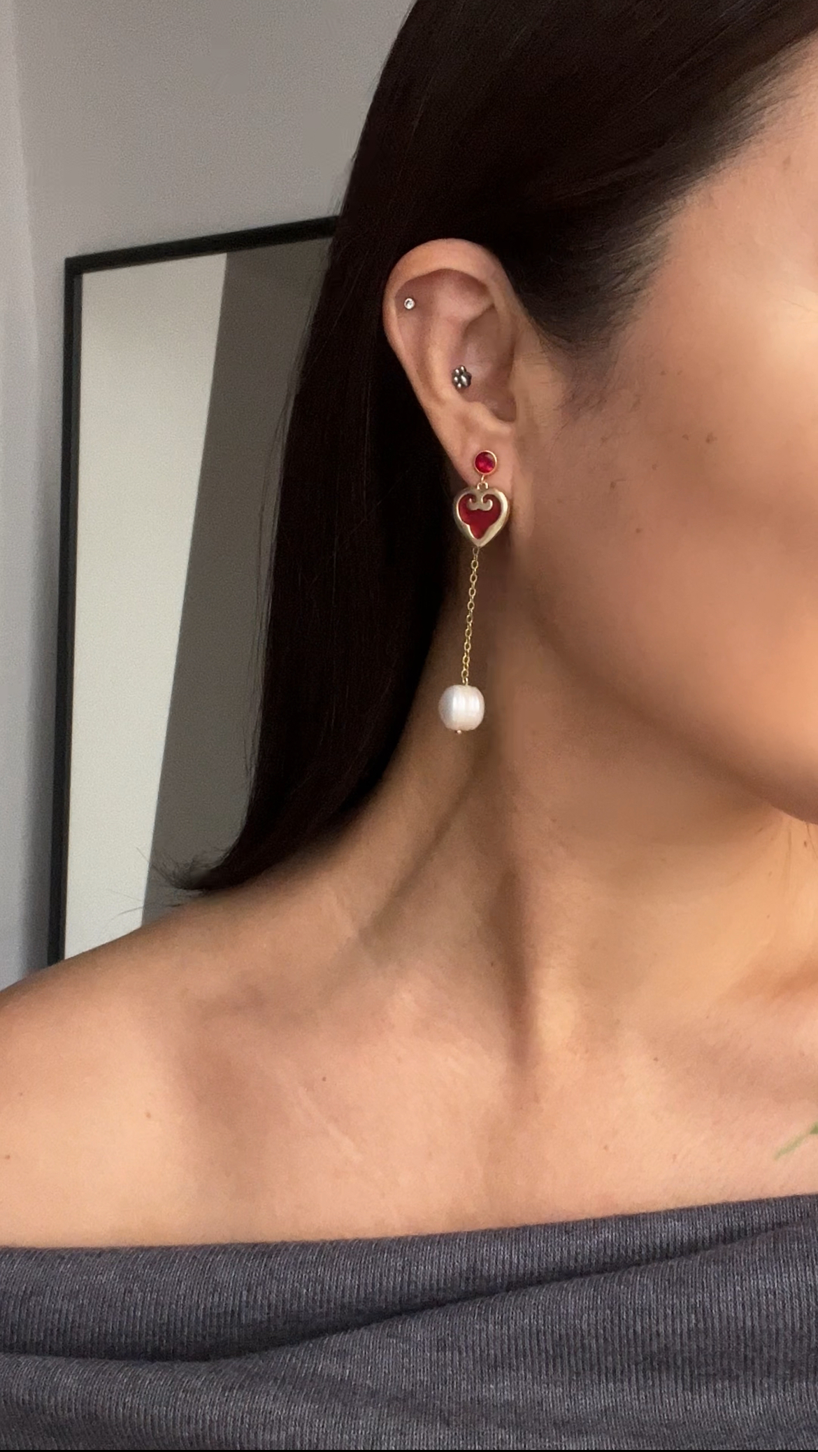 Серьги трансформеры (верхние)