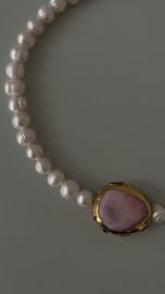 Колье натуральный жемчуг