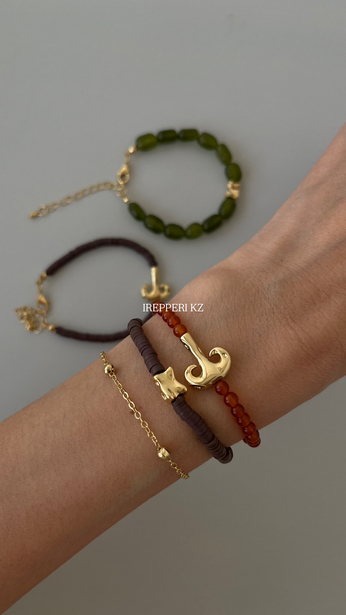 Комплект 3 браслета этно