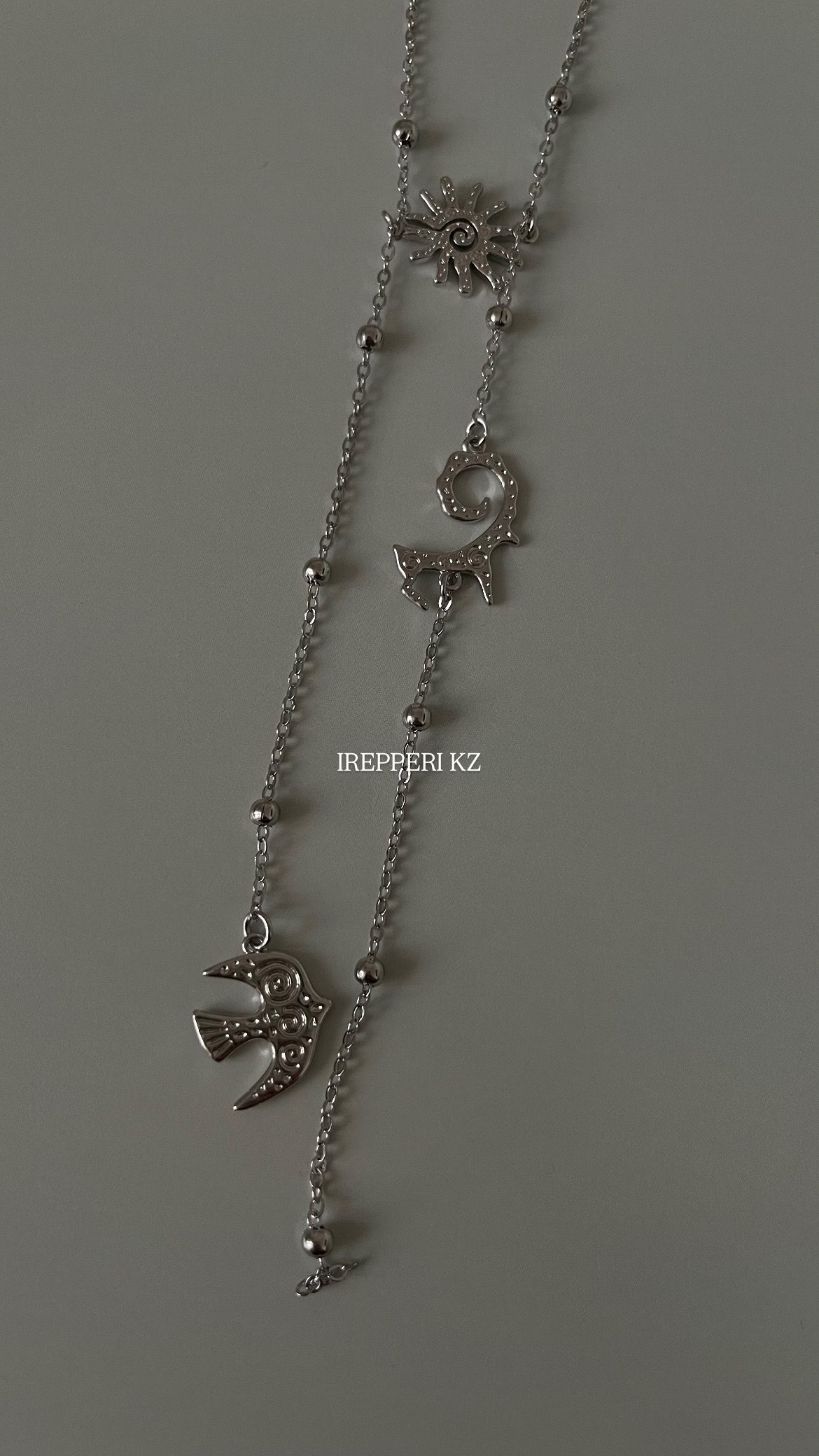 Галстук архар и птица