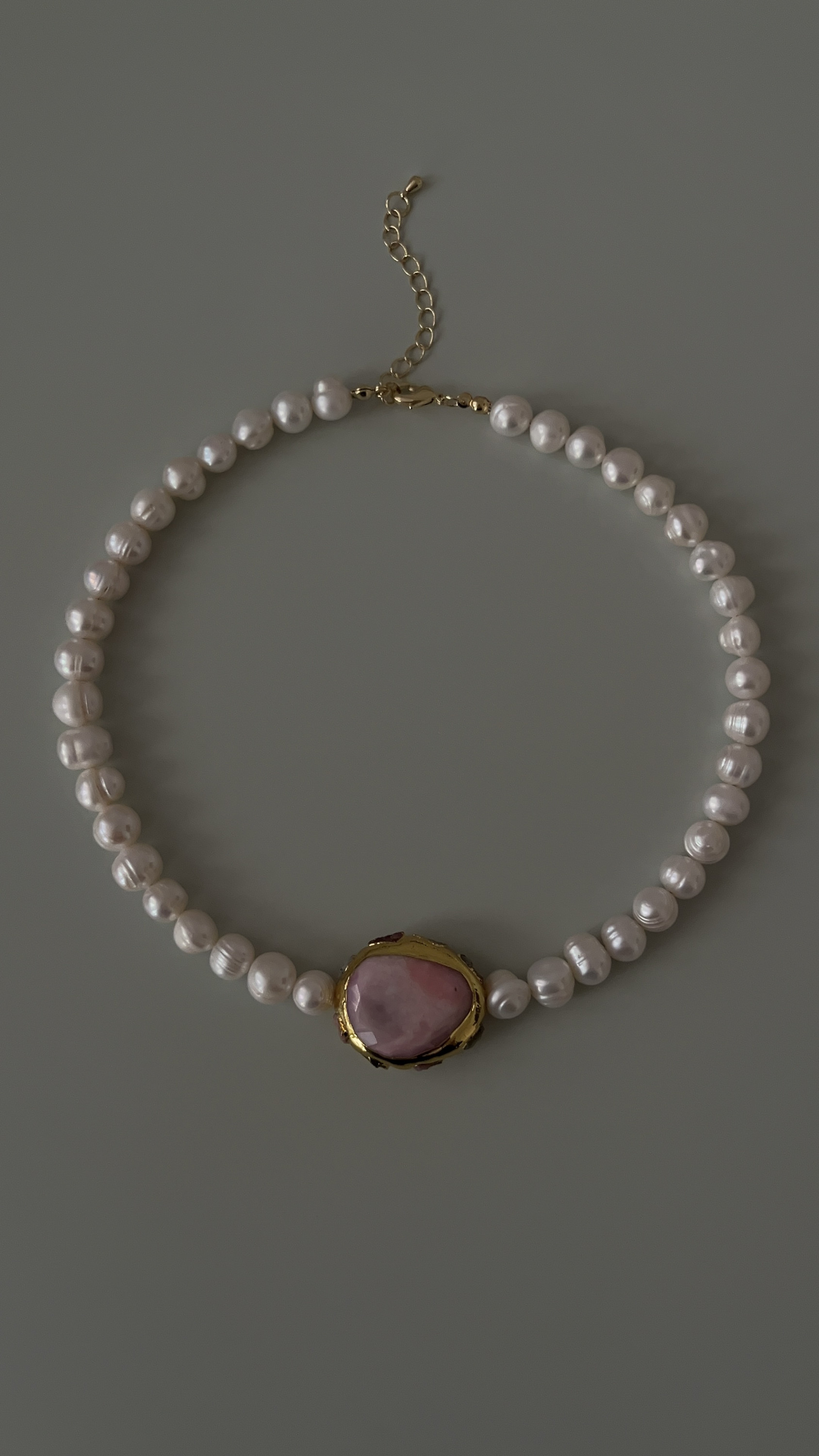 Колье натуральный жемчуг