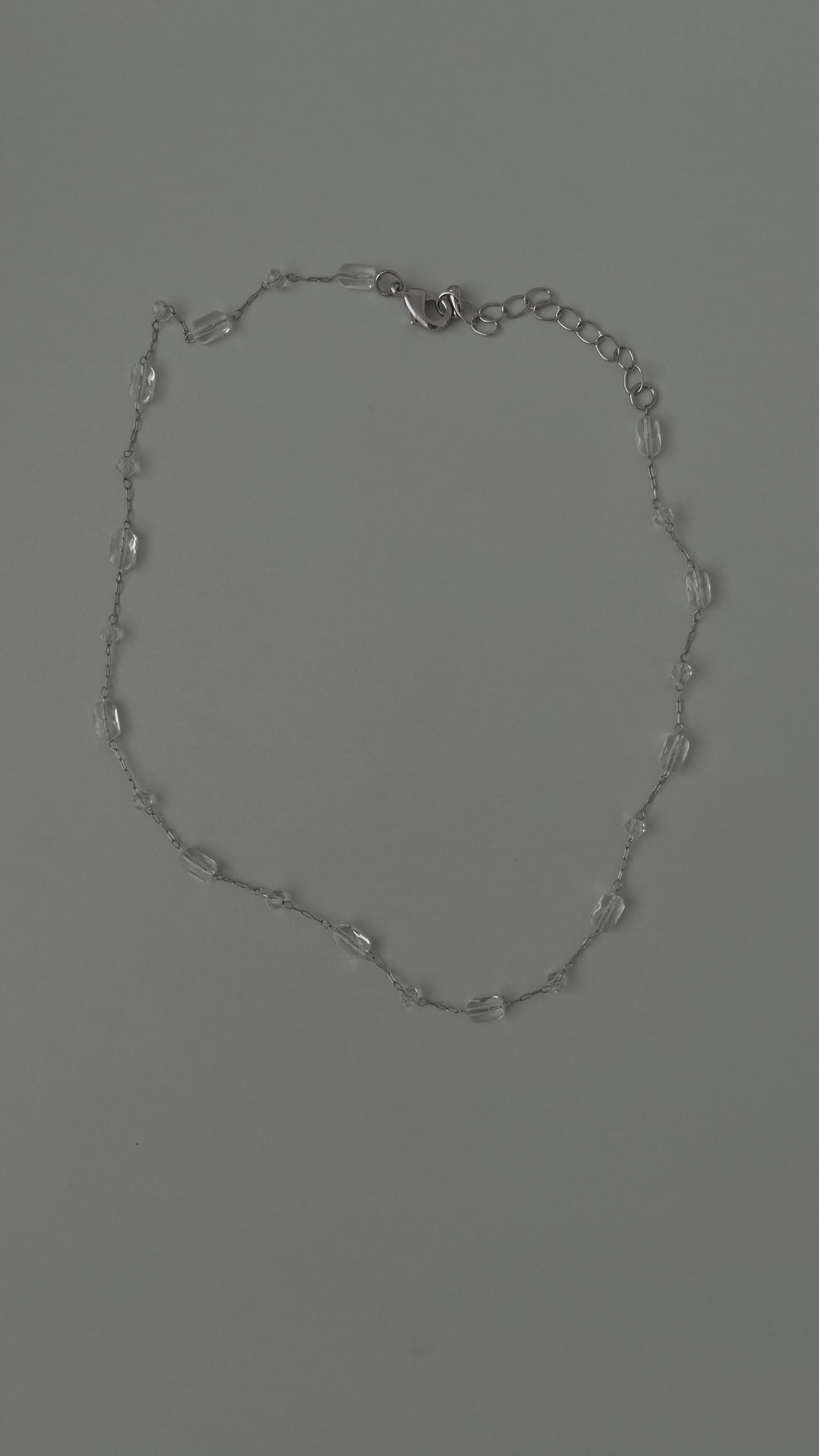 Чокер горный хрусталь