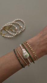 Браслет пасхальный зайчик в серебре