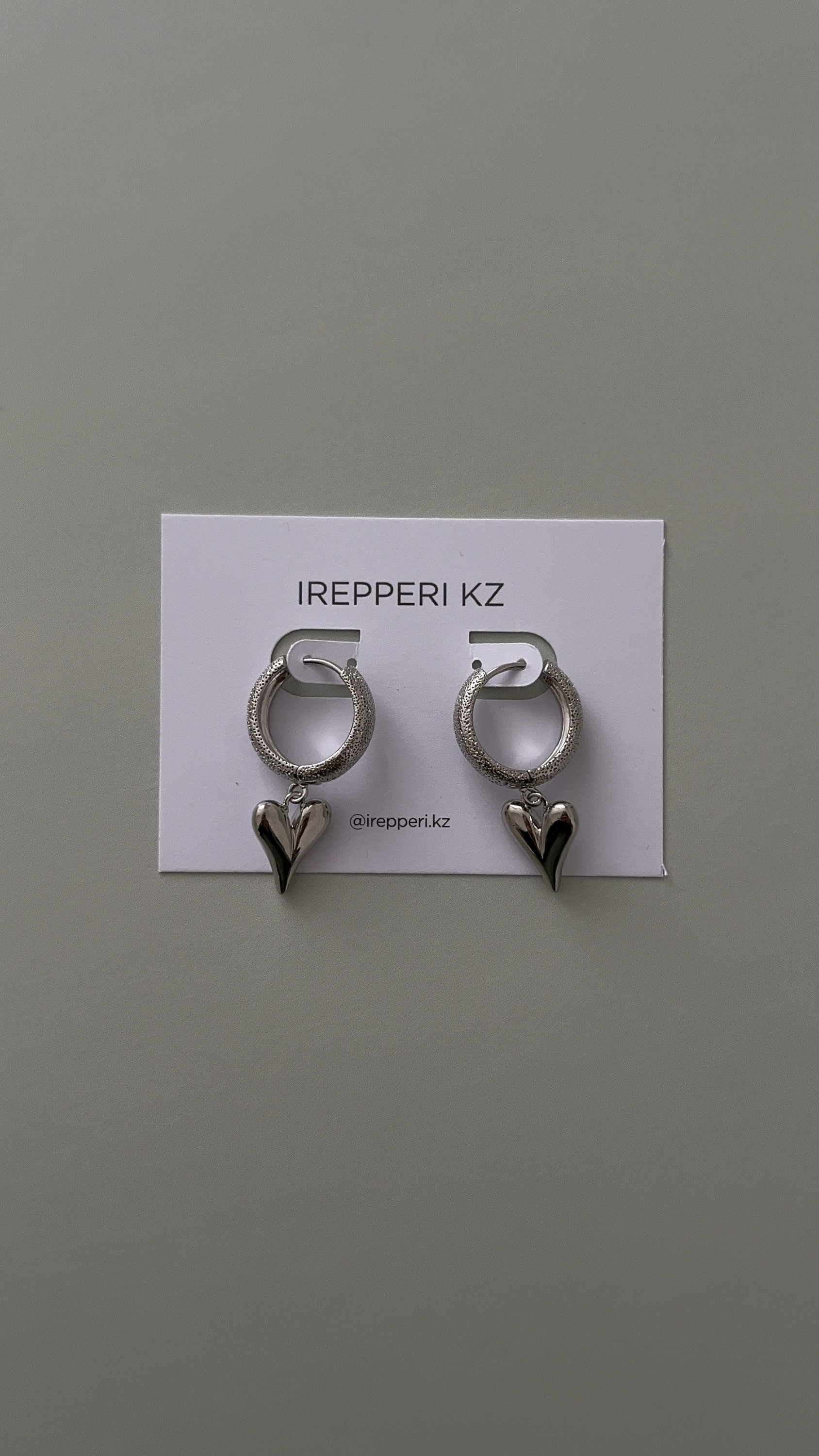 Серьги сердца