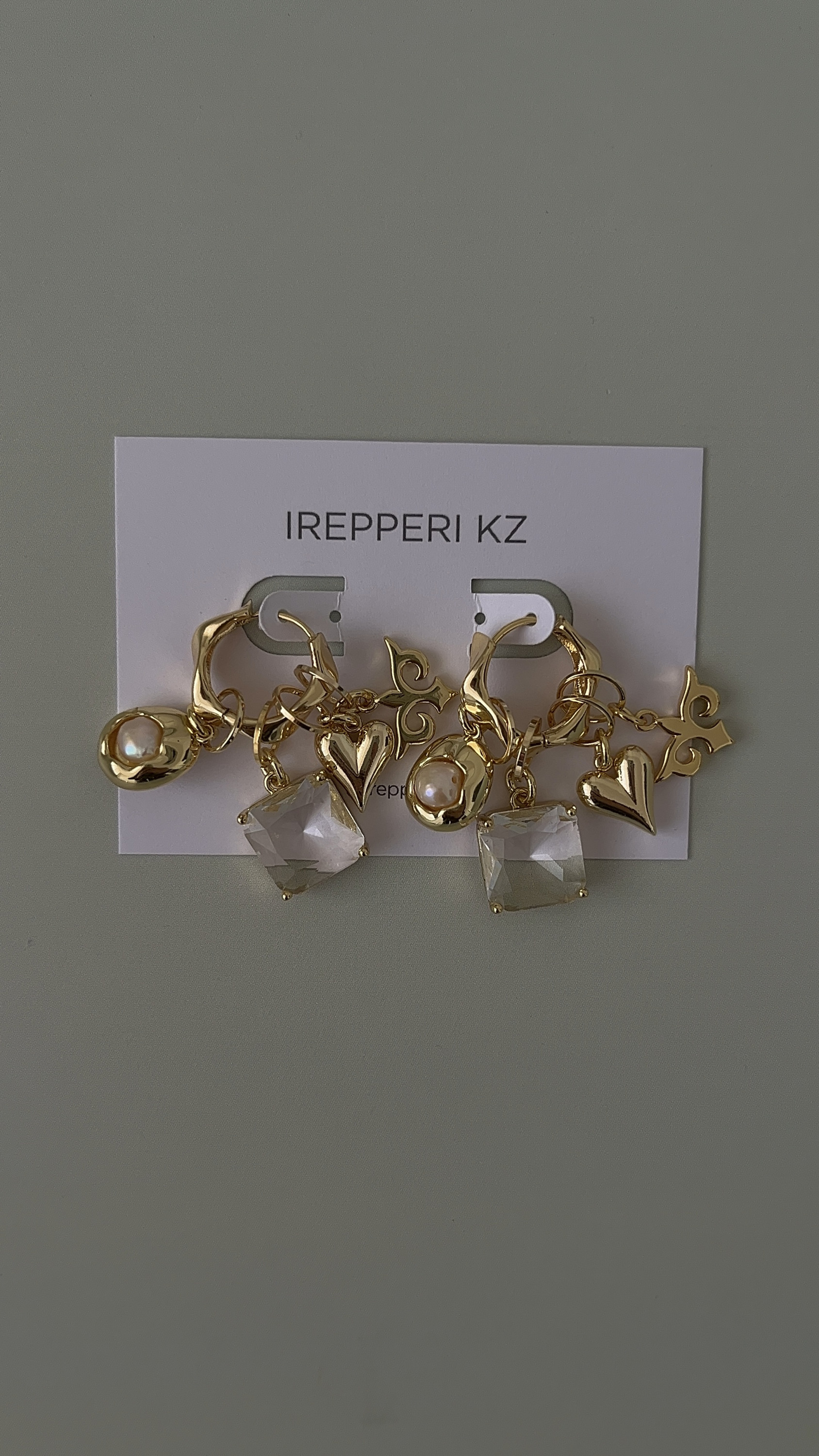 Серьги 8 подвесок