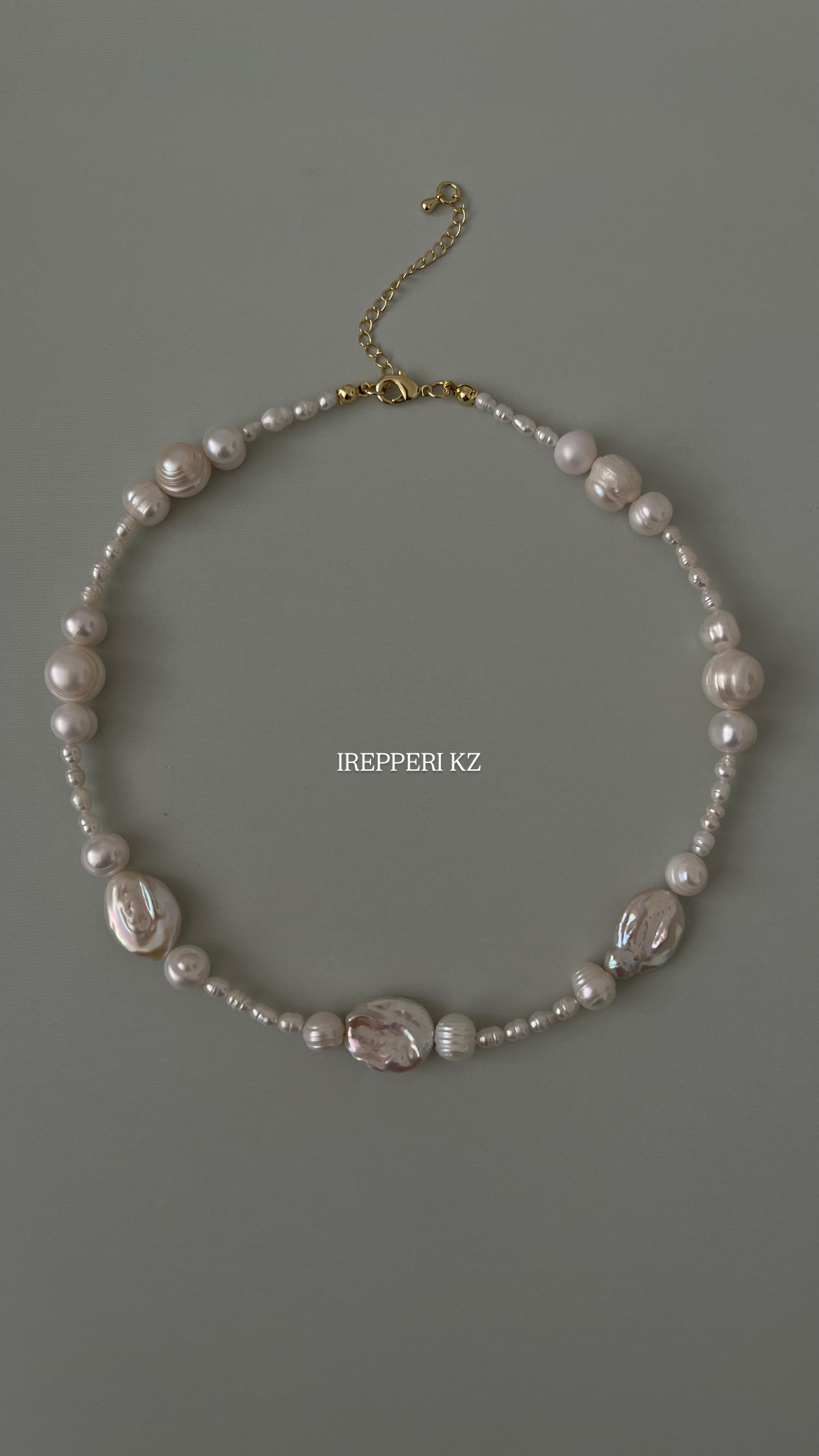 Колье натуральный жемчуг