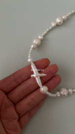 Колье натуральный жемчуг