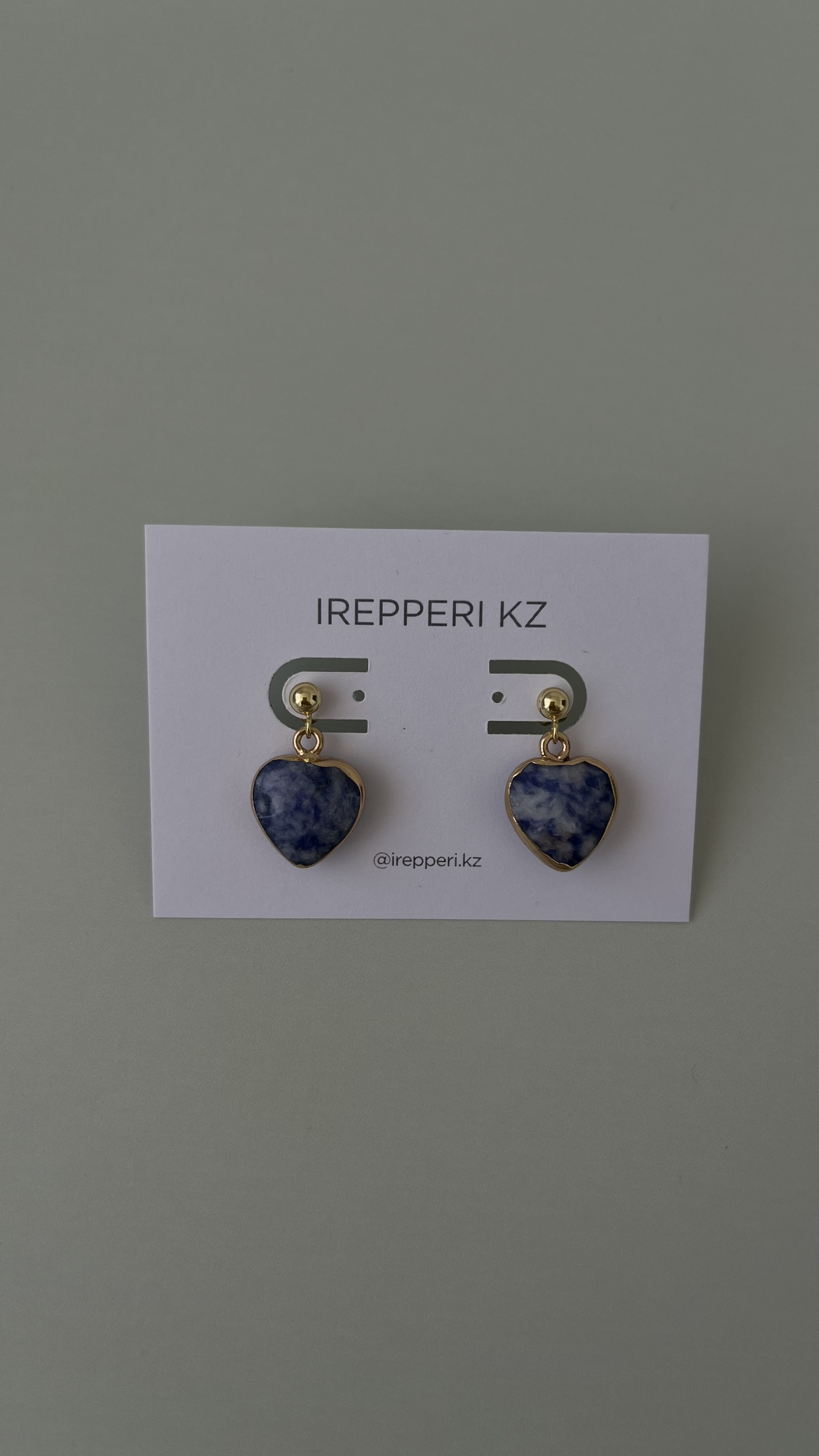 Серьги лазурит