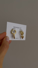 Серьги сердца