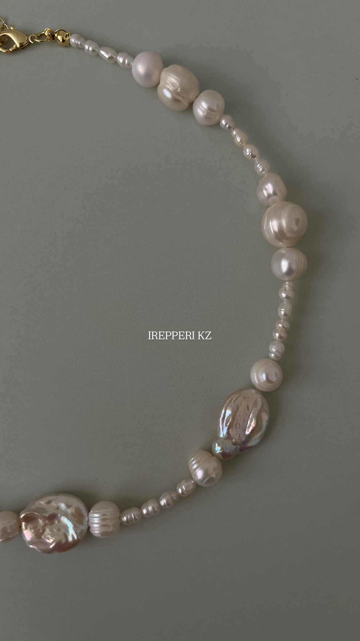 Колье натуральный жемчуг