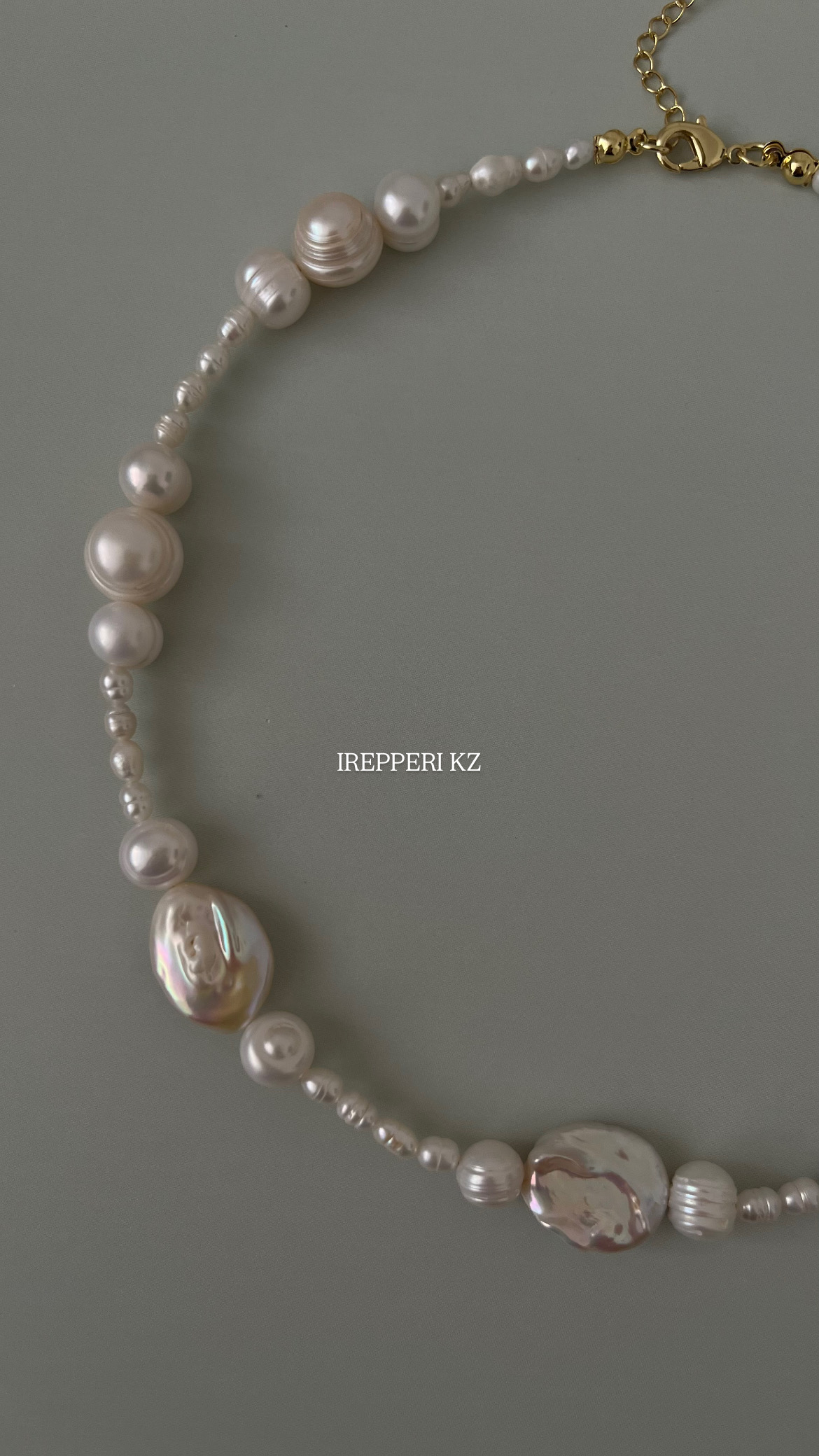 Колье натуральный жемчуг